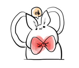 Rabbit or rabbit sticker #4972136