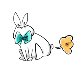 Rabbit or rabbit sticker #4972158
