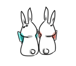 Rabbit or rabbit sticker #4972165