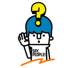 SAY, PEOPLE! sticker #4972936