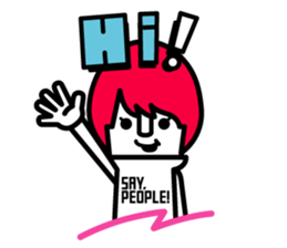 SAY, PEOPLE! sticker #4972954