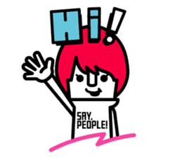 SAY, PEOPLE! sticker #4972954