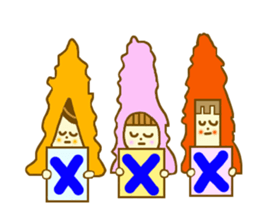 Cockscomb girl sticker #4973181