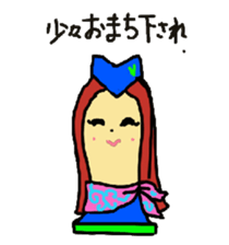 Wig mannequins part2 sticker #4973493