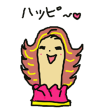 Wig mannequins part2 sticker #4973494