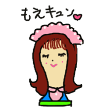 Wig mannequins part2 sticker #4973497