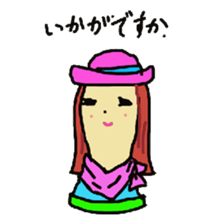 Wig mannequins part2 sticker #4973508