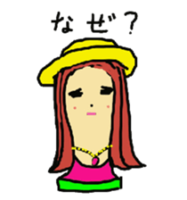 Wig mannequins part2 sticker #4973509