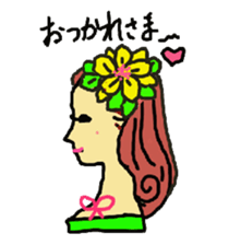 Wig mannequins part2 sticker #4973517