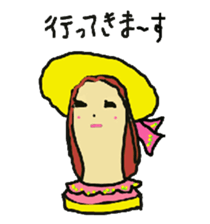 Wig mannequins part2 sticker #4973522