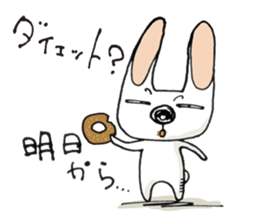 Perverse rabbit sticker #4974046