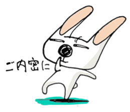 Perverse rabbit sticker #4974052