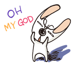 Perverse rabbit sticker #4974067