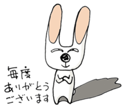 Perverse rabbit sticker #4974072