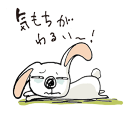 Perverse rabbit sticker #4974082