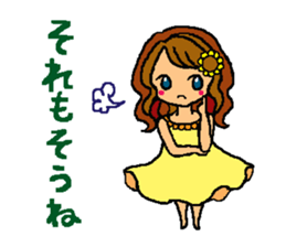 Thundere young lady sticker sticker #4974688