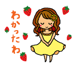 Thundere young lady sticker sticker #4974690