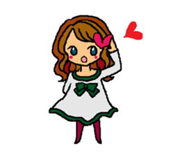 Thundere young lady sticker sticker #4974719