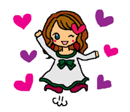 Thundere young lady sticker sticker #4974725