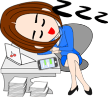 daily life of the female office worker 2 sticker #4975336