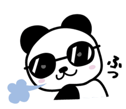 Sunglasses+Panda sticker #4975755