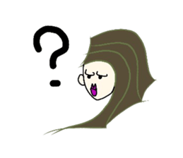 face and one words sticker #4975835