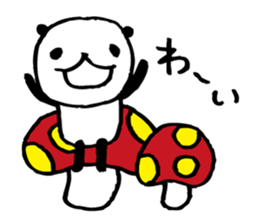 Every day of a panda in November sticker #4976049