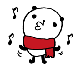 Every day of a panda in November sticker #4976052