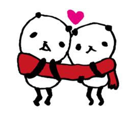 Every day of a panda in November sticker #4976058