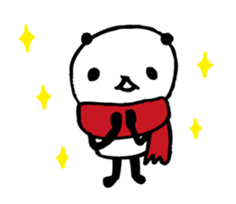Every day of a panda in November sticker #4976068