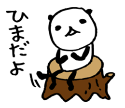 Every day of a panda in November sticker #4976077