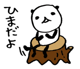Every day of a panda in November sticker #4976077