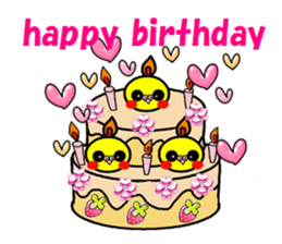 Sticker of the pet which gives a present sticker #4976208