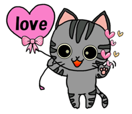 Sticker of the pet which gives a present sticker #4976223