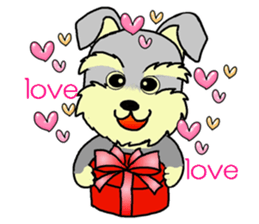 Sticker of the pet which gives a present sticker #4976224