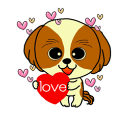 Sticker of the pet which gives a present sticker #4976226