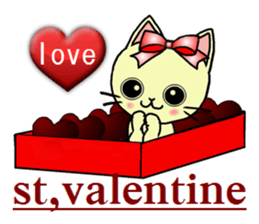 Sticker of the pet which gives a present sticker #4976235