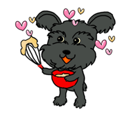 Sticker of the pet which gives a present sticker #4976239