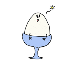 pretty egg man sticker #4976250