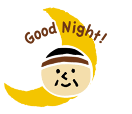 Native American and his fellows sticker #4976509