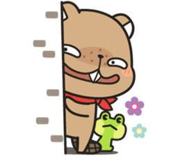 Grumpy Mr Beaver sticker #4976726