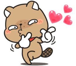 Grumpy Mr Beaver sticker #4976727