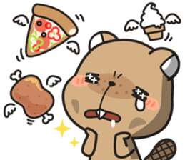 Grumpy Mr Beaver sticker #4976735