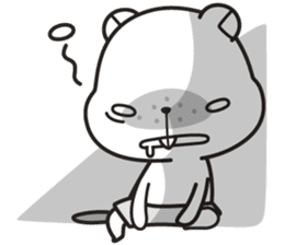 Grumpy Mr Beaver sticker #4976739