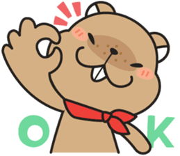 Grumpy Mr Beaver sticker #4976740