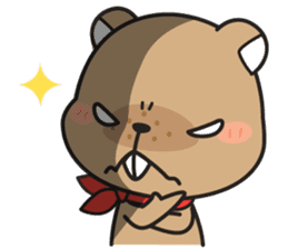 Grumpy Mr Beaver sticker #4976745