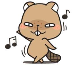 Grumpy Mr Beaver sticker #4976755