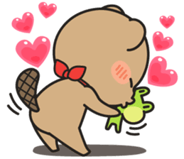 Grumpy Mr Beaver sticker #4976757