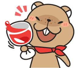 Grumpy Mr Beaver sticker #4976762