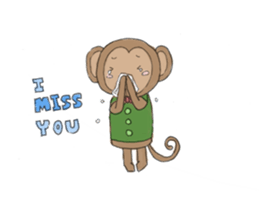 sarurun-monkey sticker #4977097